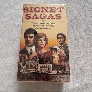 Signet‎ Sagas Gift Pack Sealed NOS Domina Forefathers Ellis Island Vintage